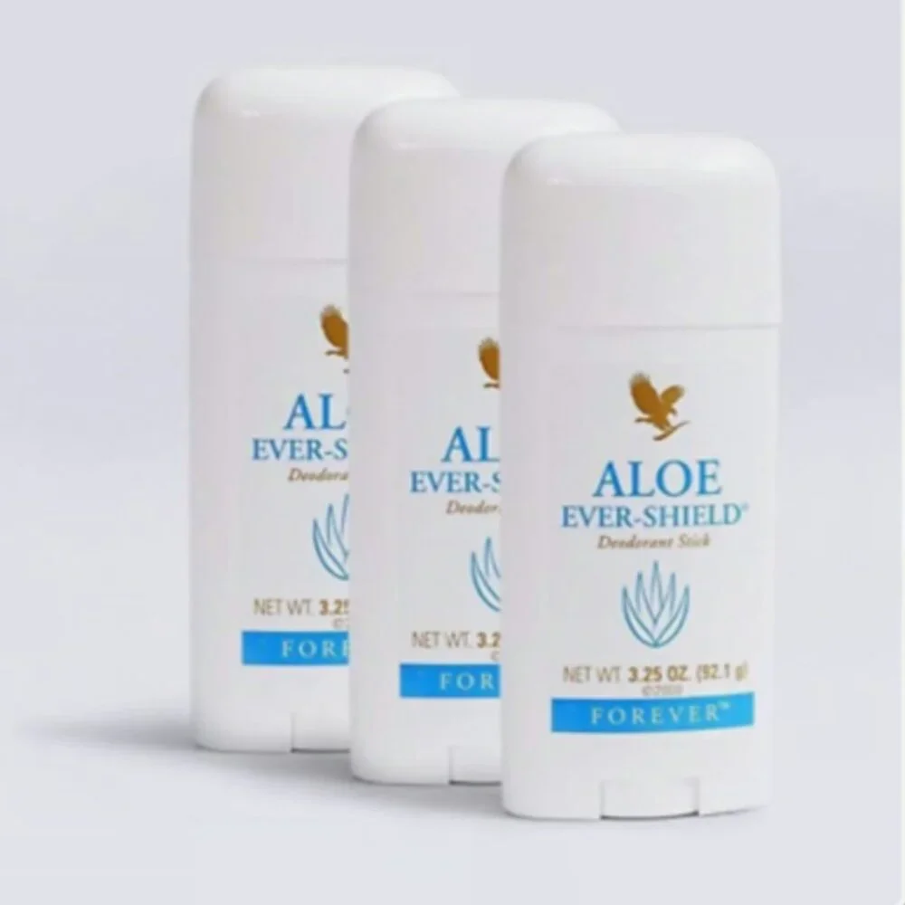 Forever Aloe Ever-Shield Deodorant Antiperspirant Stick - 3 Pack
